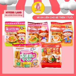 Mì ăn liền tokyo noodle ramen nhật bản cho bé gói 4 vắt mì / 16 vắt mì / snack noodle 12 vắt mì