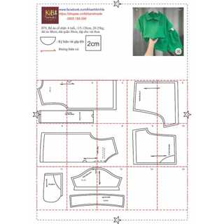 Rập giấy mã b70 - rập bộ đùi bé
