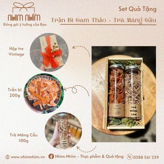 Set Qùa Tặng Trần Bì+Trà Mãng Cầu