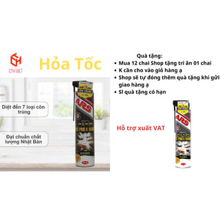 Bình xịt muỗi các loại côn trùng 500ml ars pro.x manh không mùi tiện lợi
