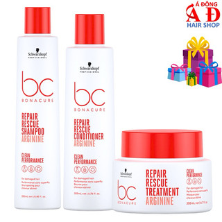 Dầu gội - xã - dầu hấp schwarzkopf bc repair rescue phục hồi tóc hư tổn #