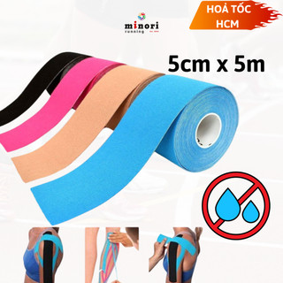 Băng keo dán cơ thể thao ngăn chấn thương tape dán cơ đàn hồi hỗ trợ cơ bắp minori store