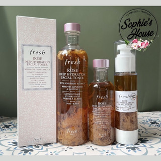 50ml / 100ml / 250ml - nước hoa hồng fresh rose deep hydration toner