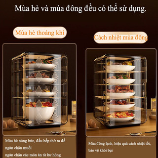 LỒNG BÀN 5 TẦNG Cao cấp 🌸FREESHIP🌸 GIỮ NHIỆT CHỐNG BỤI