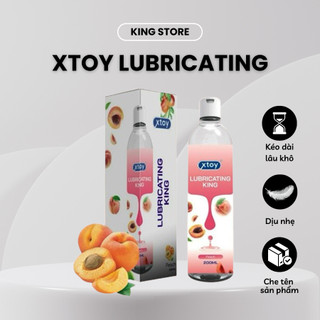Combo gel bôi trơn XTOY King 200ml gốc nước bôi trơn quan hệ tăng khoái cảm kéo dài quan hệ