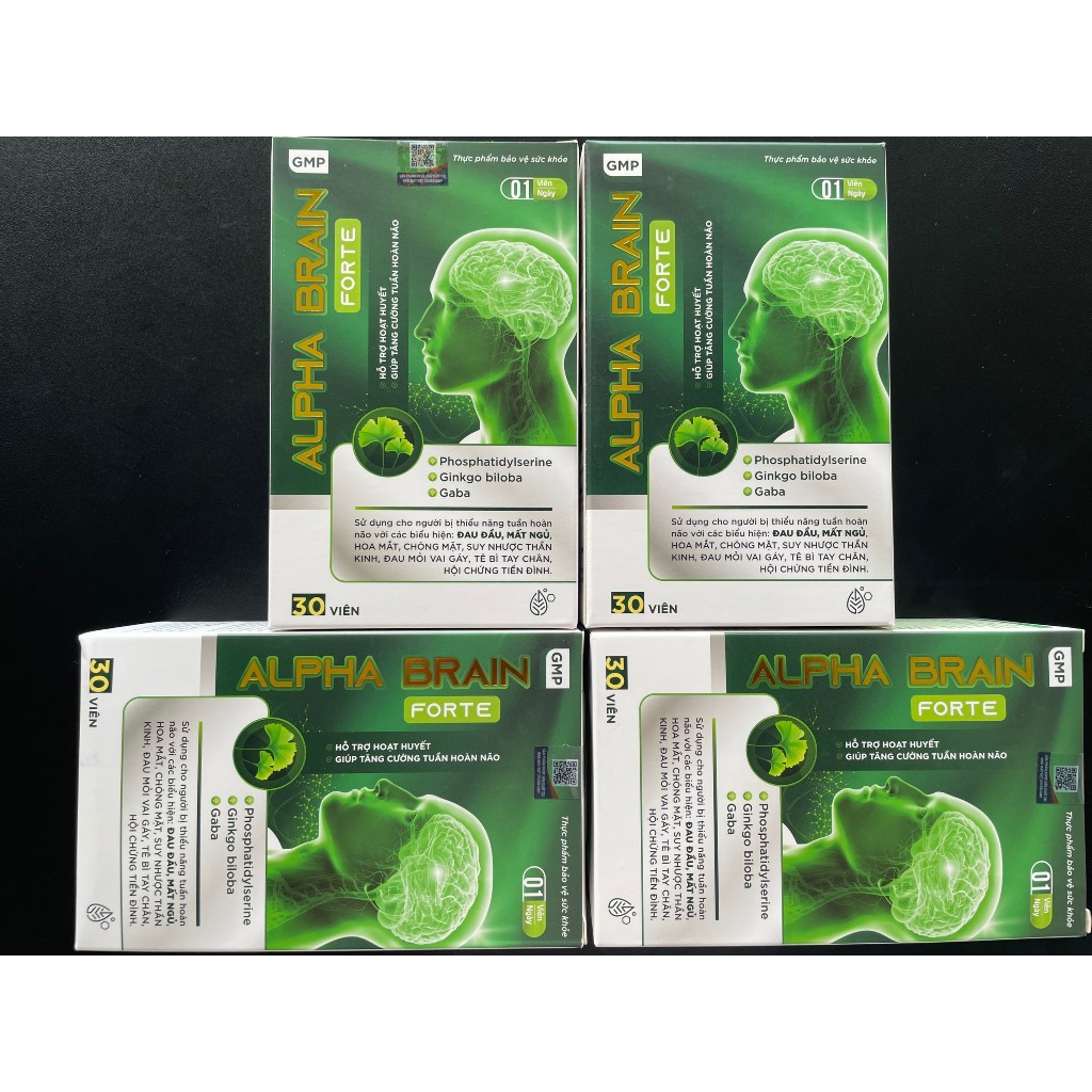 (Chính hãng) Bổ não Alpha Brain Forte