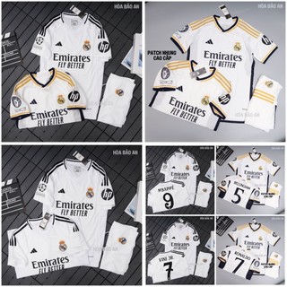 Bộ Quần Áo Bóng Đá CLB Real Madrid Sân Nhà Sân Khách mùa 2023 2024 Cao cấp - Áo Đấu Real madrid retro 2018, 2006