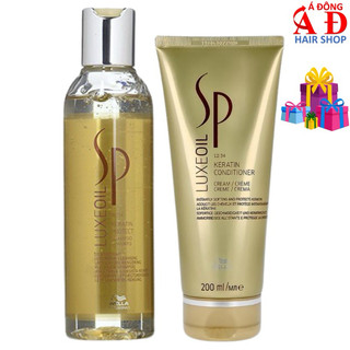 DẦU GỘI XẢ SP WELLA LUXE OIL KERATIN PHỤC HỒI SIÊU BÓNG MƯỢT TÓC 200ML