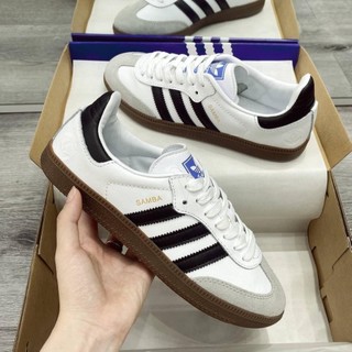 Giày Adidas Samba Classic White nam nữ, giày Samba bản Trung full box bill