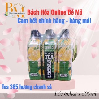 Lốc 6 chai trà mật ong tea 365 chai 500ml