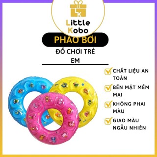 Phao tròn tập bơi cho bé và người lớn đủ size 60cm / 70cm / 80cm / 90cm phao bơi nhiều màu