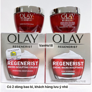 Olay USA_Kem dưỡng ẩm chống lão hóa Olay Regenerist Micro-Sculpting Cream Face Moisturizer 48g
