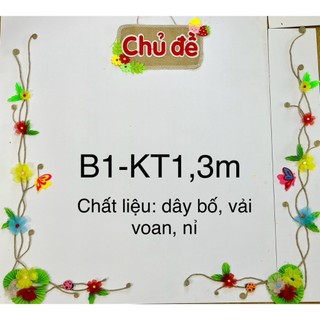 Góc bìa phối nỉ - Mẫu B1 Góc siêu thị Mini ( Bé trải nghiệm trò chơi bán hàng mầm non và tiểu học)