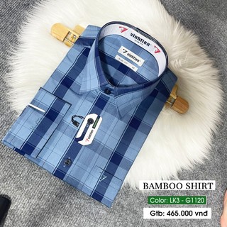 Áo Sơ Mi Tay Dài Bamboo Dáng SlimFit Vĩnh Tiến Cao Cấp 465 - N1