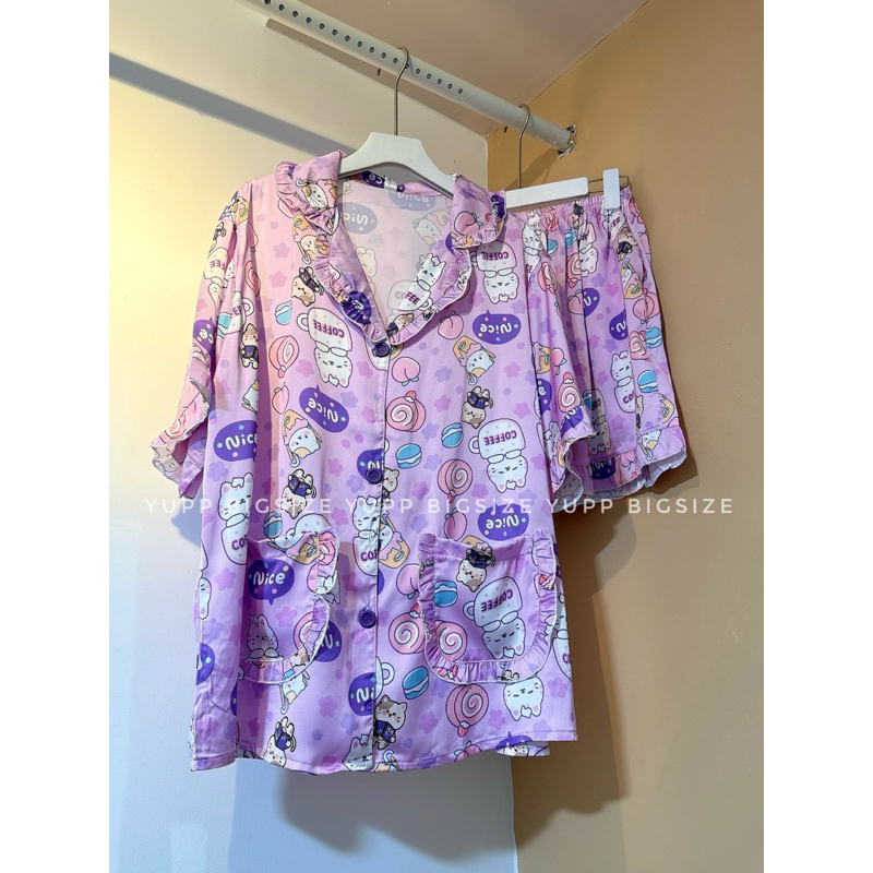 Bộ đồ lụa đùi bigsize 185