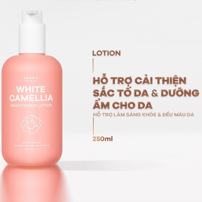 Sữa Dưỡng Thể Sáng Mịn Da White Camellia Zakka Naturals