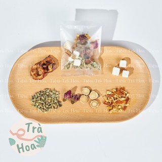 Trà Lá Sen Sơn Tra Eo Đẹp Dáng Thon 6 vị ( Sơn Tra, Lá Sen, Hoa Hồng, Cam Thảo, Bạch Linh, Trần Bì)