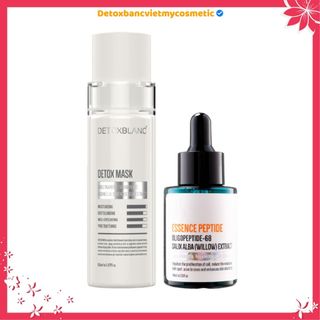 [Khuyến mại]Bộ đôi thải độc loại bỏ nám tàn nhang và dưỡng trắng da detoxblanc