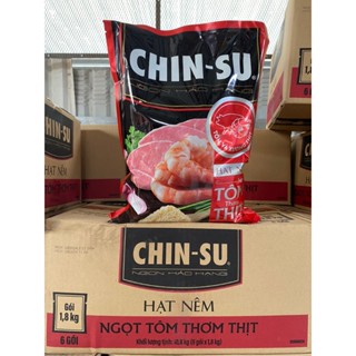 Thùng 6 Gói Hạt Nêm Chinsu Ngọt Tôm Thơm Thịt Gói 1,8kg Hsd 2026