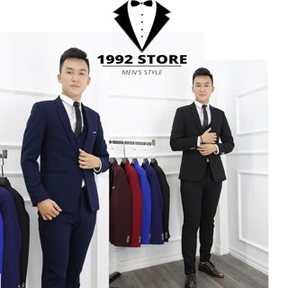 Áo vest nam (Không có quần) cao cấp lịch lãm cho phái mạnh, phong cách Hàn Quốc form ôm trẻ trung thu hút