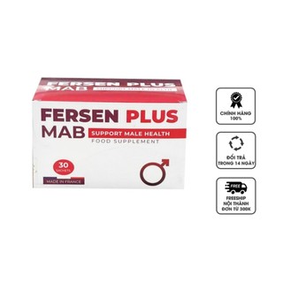  TPBVSK FERSEN PLUS MAB (CHE TÊN SP) Hỗ trợ sức khỏe nam giới, tăng thụ thai (hộp 30 gói)