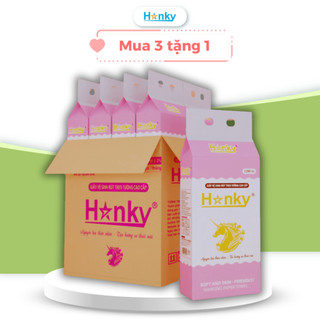 Giấy Vệ Sinh Treo Tường Hanky Khăn Giấy Rút Cao Cấp 1280 Tờ Làm Từ Bột Gỗ Nguyễn Chất Siêu Dai Siêu Mịn