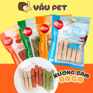 Xương gặm cho chó Orgo - Xương canxi cho chó gặm Sạch Răng,Thơm Miệng, Bổ Sung Canxi Vẩu Pet Shop