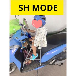 (KHÔNG DÂY ĐAI) Ghế ngồi xe SH MODE  cho bé , ghế ga xếp sắt sơn tĩnh điện , xếp gọn được , AN TOÀN CHO BÉ