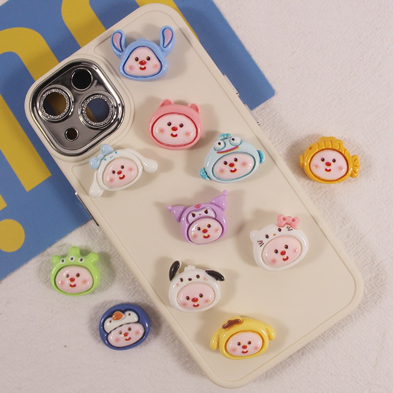 [Tặng kèm miếng dán] Charm Hải Ly Loopy siêu cute phụ kiện trang trí, DIY, bình nước xinh xắn