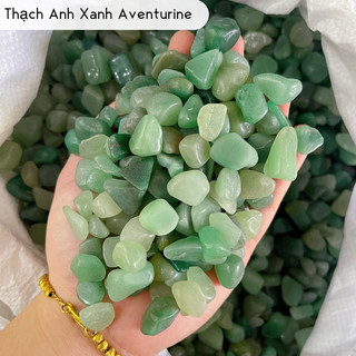 Vụn Đá Trang Trí Xanh Aventurine Thanh Tẩy Phong Thuỷ