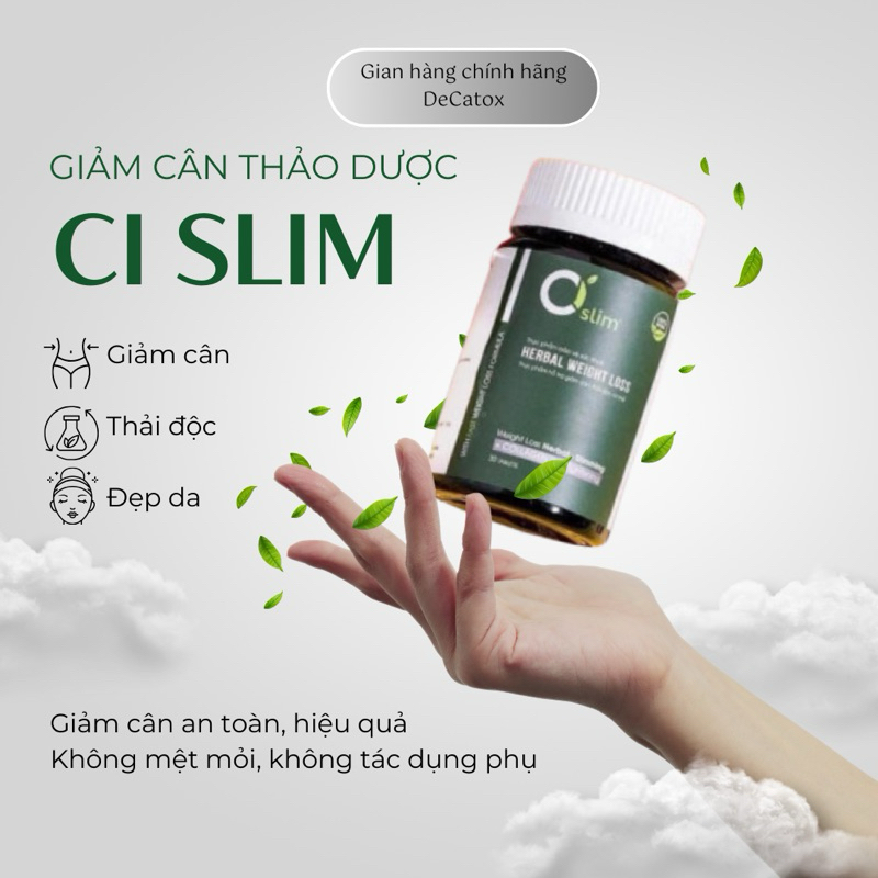 Viên uống thảo mộc hỗ trợ kiểm soát cân nặng Ci Slim an toàn hiệu quả