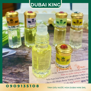 Tinh Dầu Nước Hoa Dubai Mini 3ml Nhiều Mùi, Tinh Dầu Dubai Dạng Lăn CAM KẾT CHÍNH HÃNG
