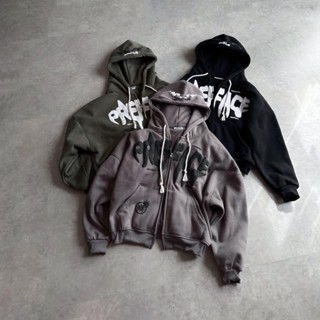 Áo Khoác Hoodie zip form ngắn BOXY họa tiết nổi NGÔI SAO vải nỉ bông form rộng khoác ngoài unisex nam nữ