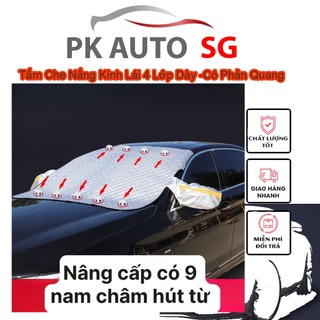  Tấm Bạt Che Nắng Kính Lái Ô Tô Chống Nắng Chống Nóng Loại Dày,cao cấp 4 lớp Free ship 