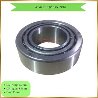 Vòng bi xe tải, bạc đạn bánh xe Kinglong, Mã 33209, 3007209, kích thước F45*F85*33, bi côn