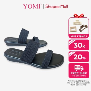Guốc nữ yomi 3 phân quai ngang bảng to thời trang sy0695