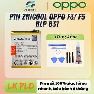 Pin oppo f3/f5, mã pin blp631, dung lượng 3200mah, tặng kèm bộ tua vít mở máy