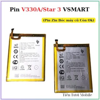 Pin V330A/Star 3 VSMART (pin cũ bóc máy )