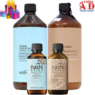 [Mã COSBAUH3 giảm 8% đơn 300K] DẦU GỘI XẢ CHỐNG RỤNG TÓC NASHI ARGAN CAPIXYL ESSENTIAL ENERGY ITALIA