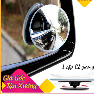 Gương cầu lồi 360 độ (1 cặp) không viền. Hỗ trợ cải thiện góc nhìn