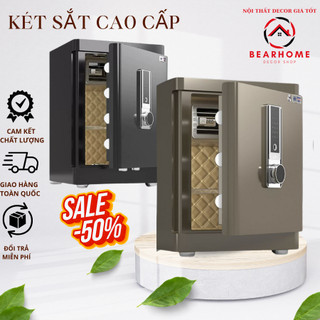 Két sắt điện tử khóa vân tay,khóa số thông minh báo động kép,két sắt chống cháy chống trộm