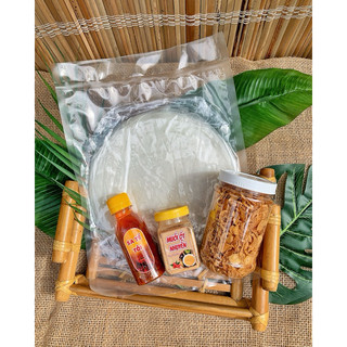 Combo bánh tráng phơi sương SATE MUỐI HÀNH PHI - Bánh tráng Mạnh Hùng