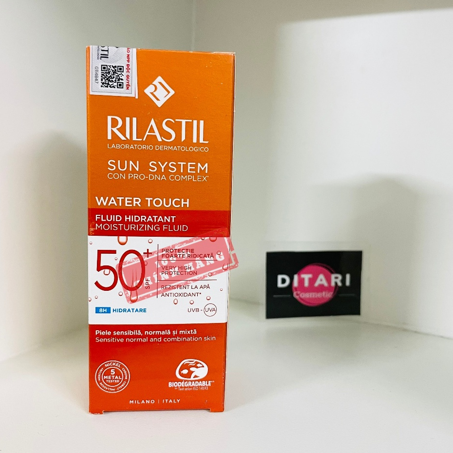 [tem cty] Kem Chống Nắng Dưỡng Ẩm Rilastil Water Touch Fluid SPF50+ Kem Chống Nắng Bảo Vệ Da