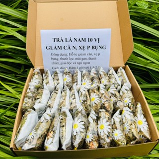 [Comboo Mua 1 tặng 1] Lá Nam 10 Vị hỗ trợ giảm cân,xẹp bụng, thanh lọc cơ thể, giải độc gan, chống lão hoá, đẹp da