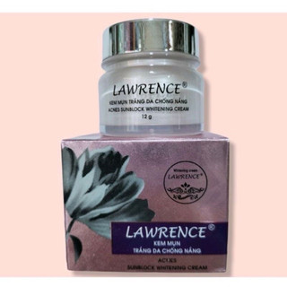 Kem lawrence mụn trắng da chống nắng 12g