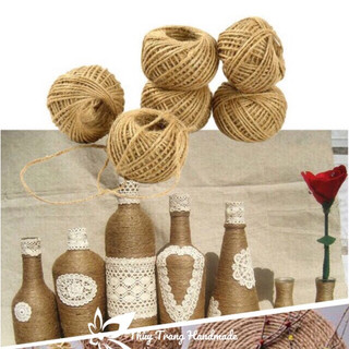 20 mét dây thừng, dây gai, dây cói 2mm treo ảnh trang trí, làm đồ handmade