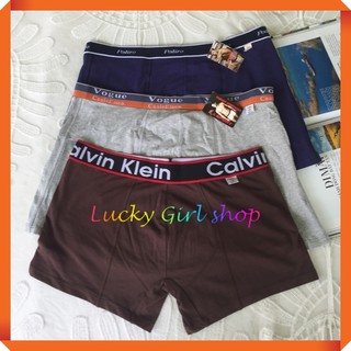 [BIG SIZE ĐẾN 100KG] Quần Lót Đùi Nam/ Quần Lót Boxer Nam Big Size 80-100kg Thun Cotton Dày Mịn - Lucky Girl shop