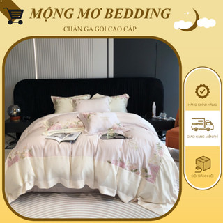 BỘ CHĂN GA CAO CẤP Tencel Invisible mát lạnh cùng hoạ tiết sang trọng,phong cách hiện đại tối giản cực kỳ sang trọng