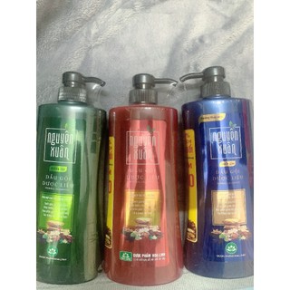 [ 450ml +50ml] dầu gội nguyên xuân nâu đỏ/ xanh dương/ xanh lá chính hãng