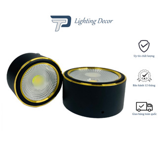 Đèn Ống Bơ, Đèn Led Ốp Trần Ống Bơ Lùn 7W 12W Tán Quang Trang Trí Phòng Khách, Cửa Hàng, Phòng Ngủ TPLIGHTING